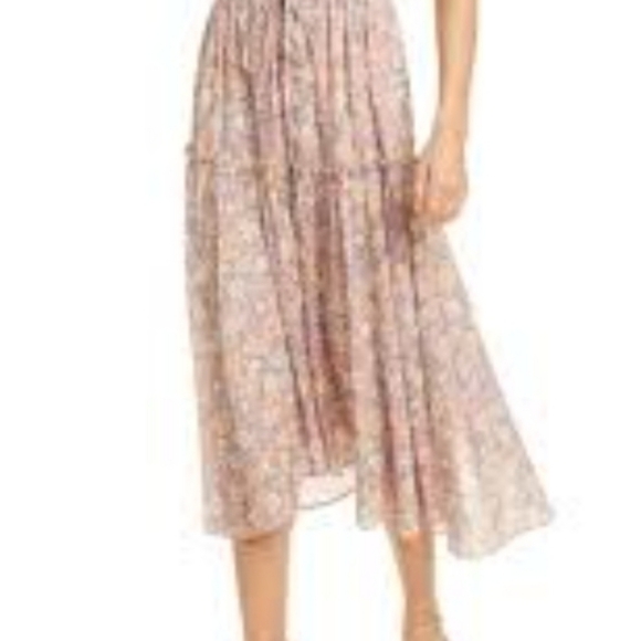 La Vie Rebecca Taylor Josephine Lurex Dress Anthro - Picture 8 of 12